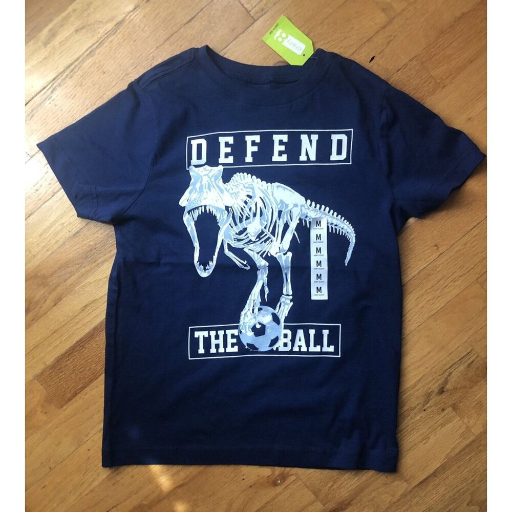 🆕Trex Size 7-8 Blue Soccer Tee